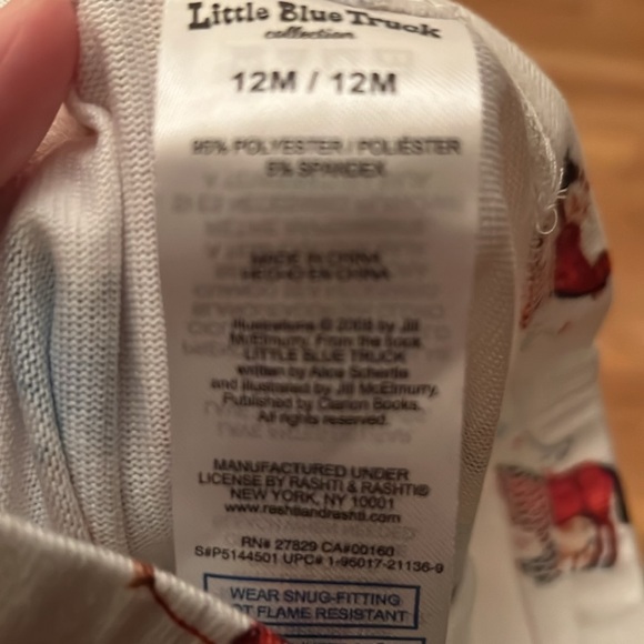 Little Blue Truck  Pj set 12m NWT - Picture 11 of 12